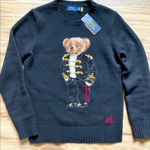 ralph lauren polo bear sweater women's